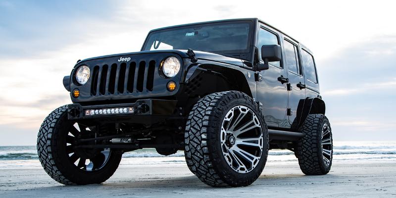  Jeep Wrangler with Asanti Off-Road AB813 Cleaver