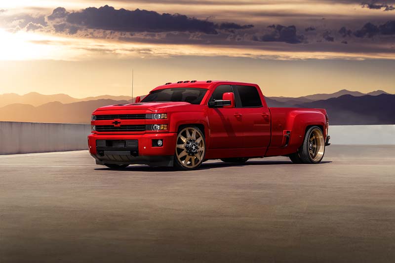 2016 Chevrolet Silverado 3500 HD Dual Rear Wheel with American Force Dually With Adapters Series 11 Independence DRW