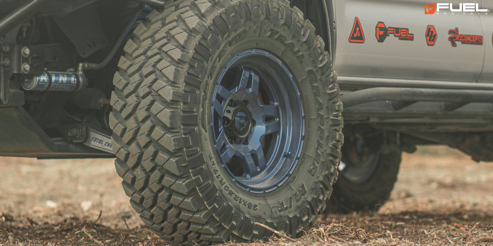 Fuel Off-Road D802 Oxide Dark Blue - PowerHouse Wheels & Tires