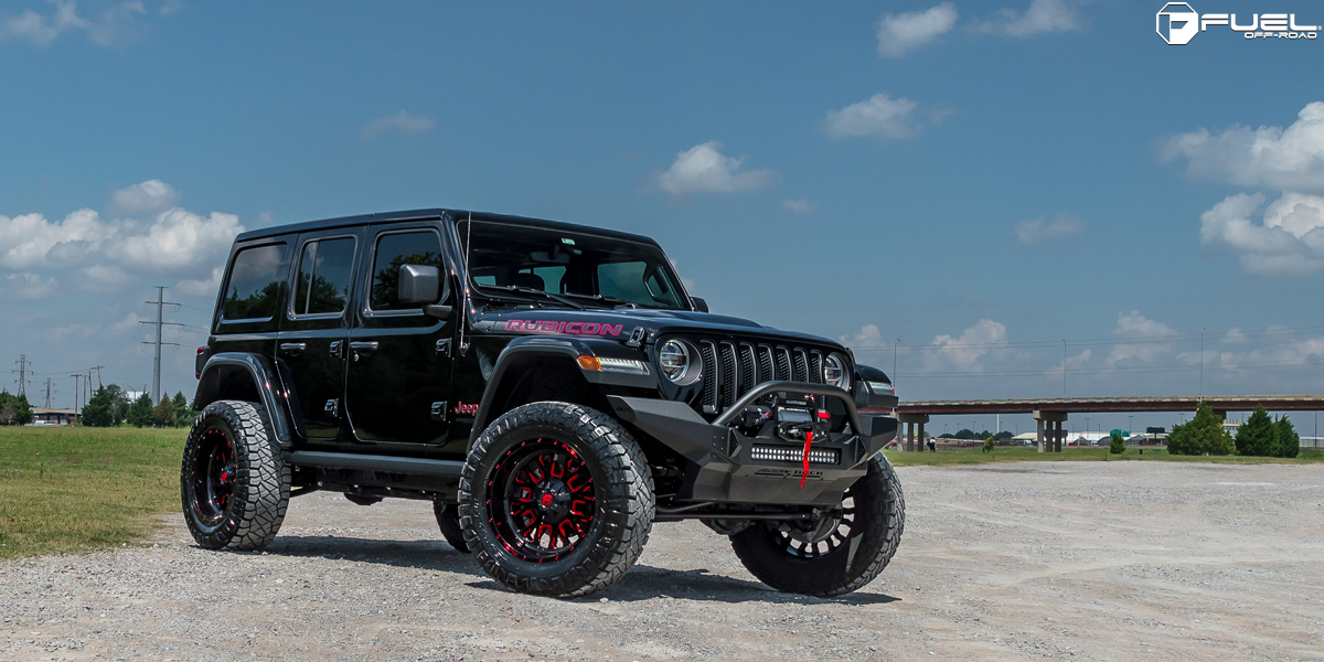 Actualizar 70+ imagen black and red wheels jeep wrangler