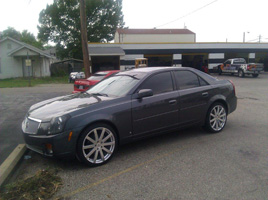  Cadillac CTS with TSW Brooklands