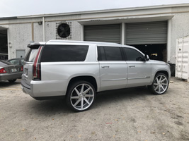  Cadillac Escalade with Status Wheels Brute