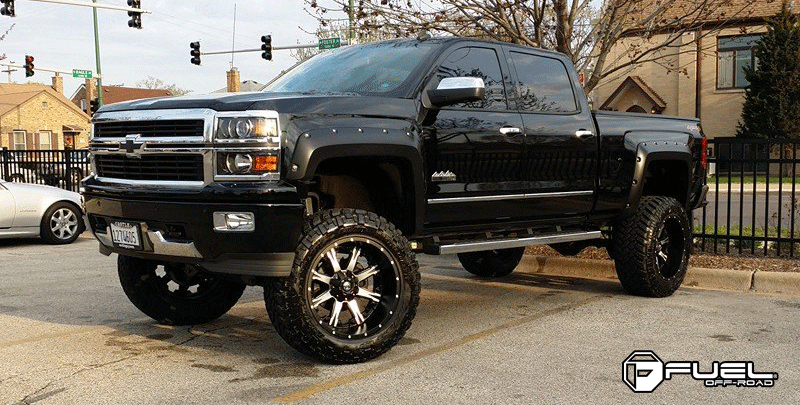  Chevrolet Silverado 1500 HD with Fuel 1-Piece Wheels Nutz - D541 