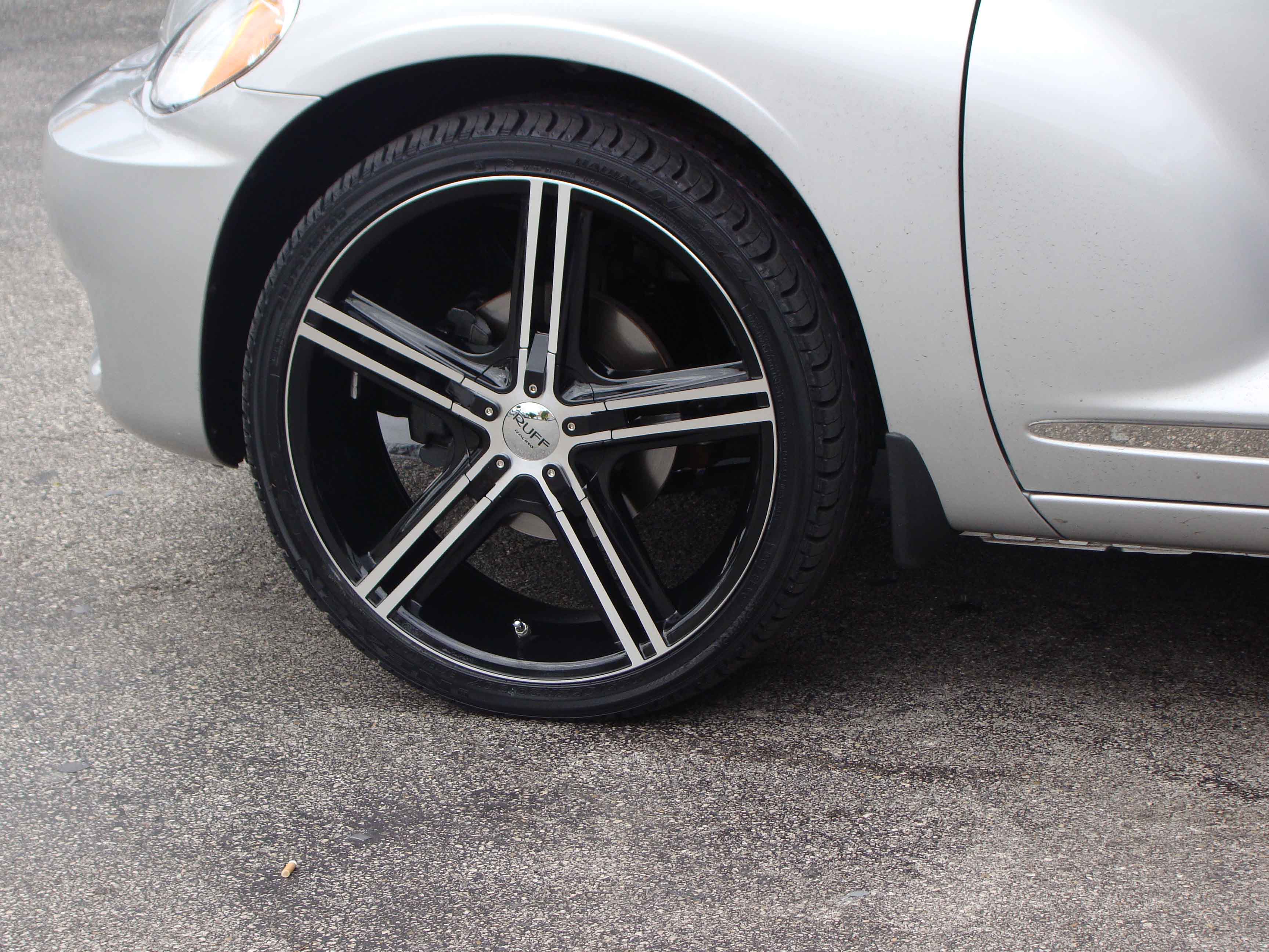 Car Chrysler PT Cruiser on Ruff Racing R933 Wheels California Wheels