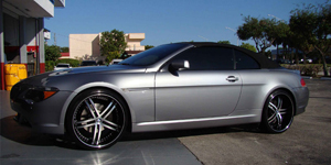 BMW 6-Series Convertible with Status Wheels S816 Knight 5