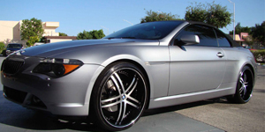 BMW 6-Series Convertible with Status Wheels S816 Knight 5