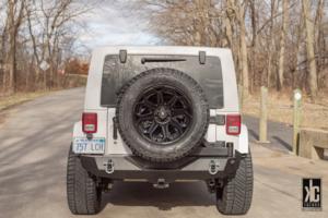 Jeep Wrangler with Fuel 1-Piece Wheels Siege - D706