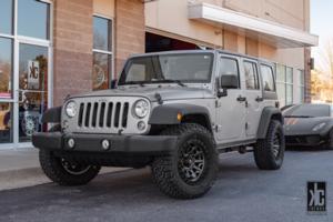 Jeep Wrangler with Fuel 1-Piece Wheels Covert - D716