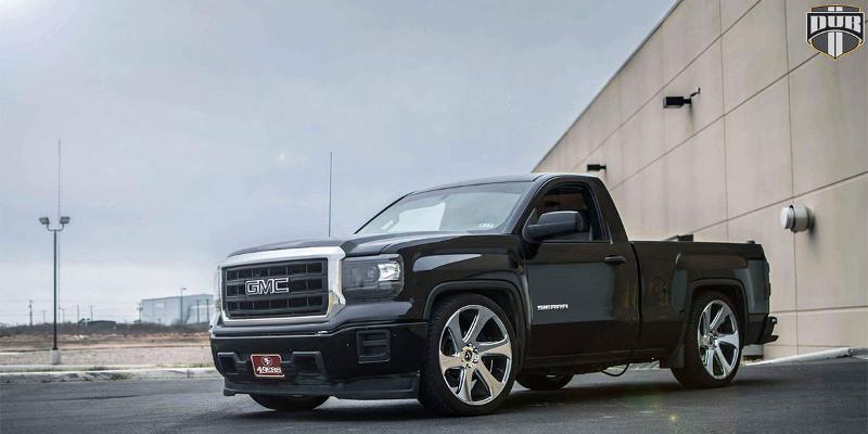  GMC Sierra 1500 with DUB 1-Piece Swerv - S129