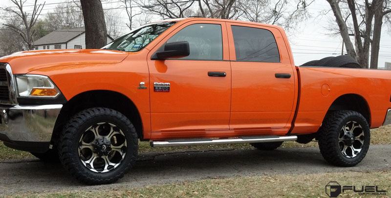  Dodge Ram 2500 with Fuel 1-Piece Wheels Dune - D524 