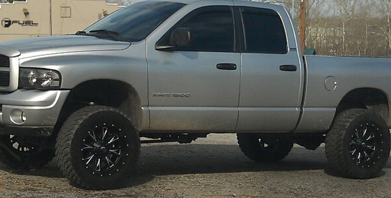  Dodge Ram 1500 with Fuel Deep Lip Wheels Throttle - D513