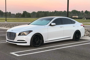 Genesis G80 with TSW Luco