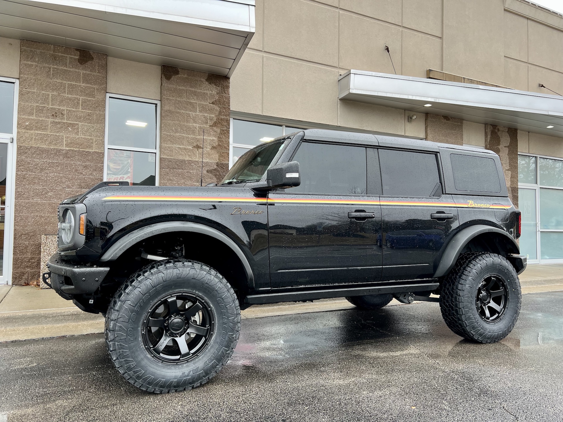  Ford Bronco with Fuel 1-Piece Wheels Rush - D766