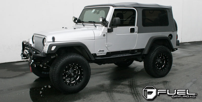  Jeep Wrangler with Fuel 1-Piece Wheels Boost - D534