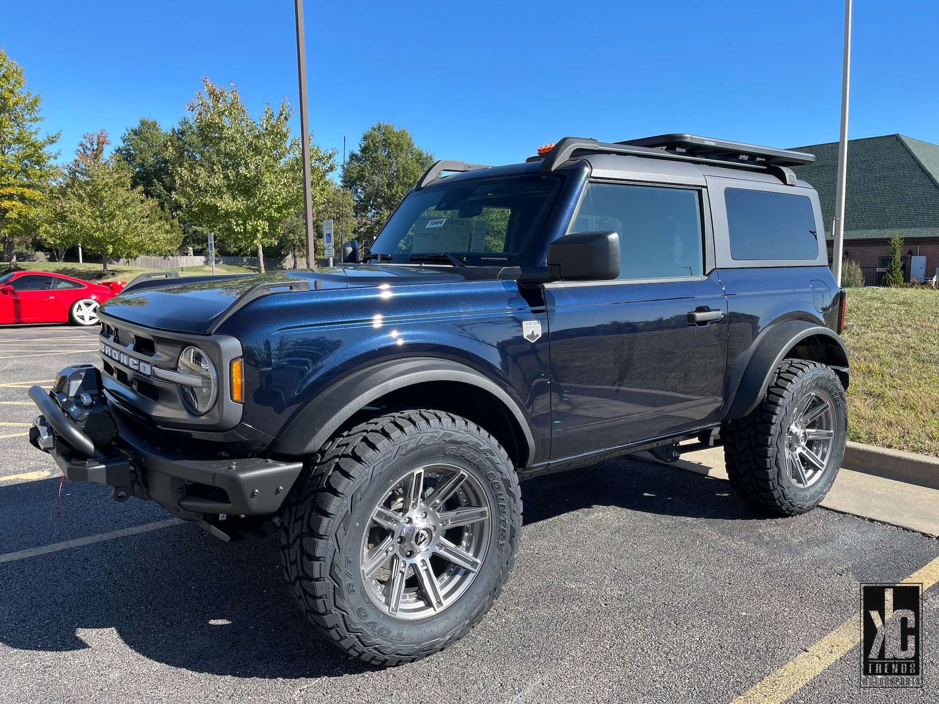  Ford Bronco with Fuel 1-Piece Wheels Rogue Platinum - D710