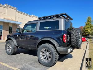 Ford Bronco with Fuel 1-Piece Wheels Rogue Platinum - D710