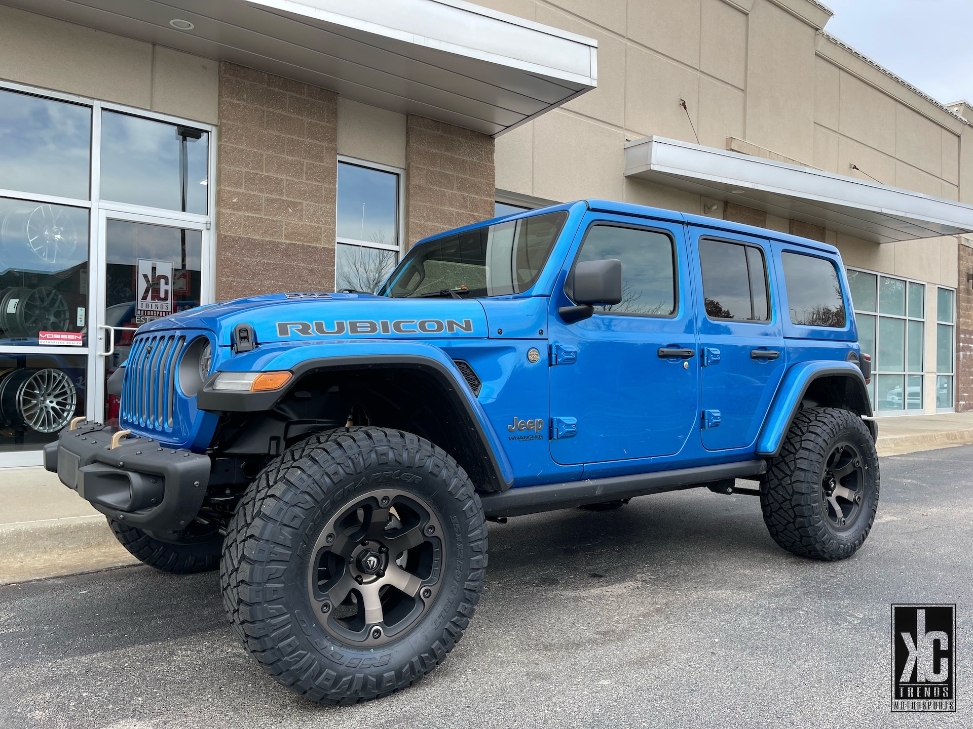  Jeep Wrangler with Fuel 1-Piece Wheels Beast - D564