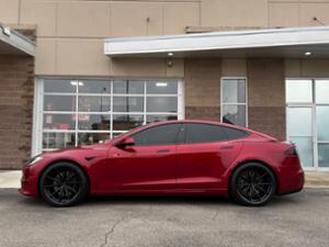 Tesla S with 