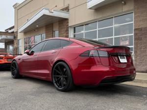 Tesla S with 