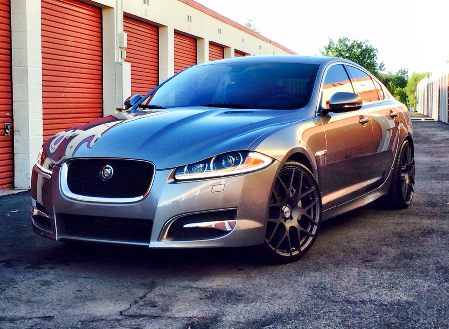  Jaguar XF with TSW Nurburgring