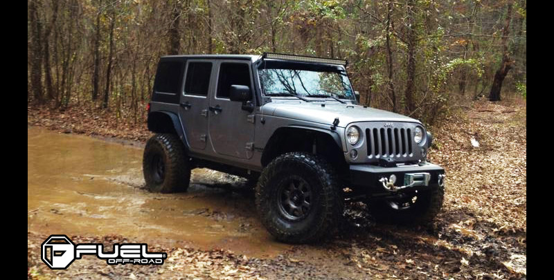  Jeep Wrangler with Fuel 1-Piece Wheels Trophy - D552