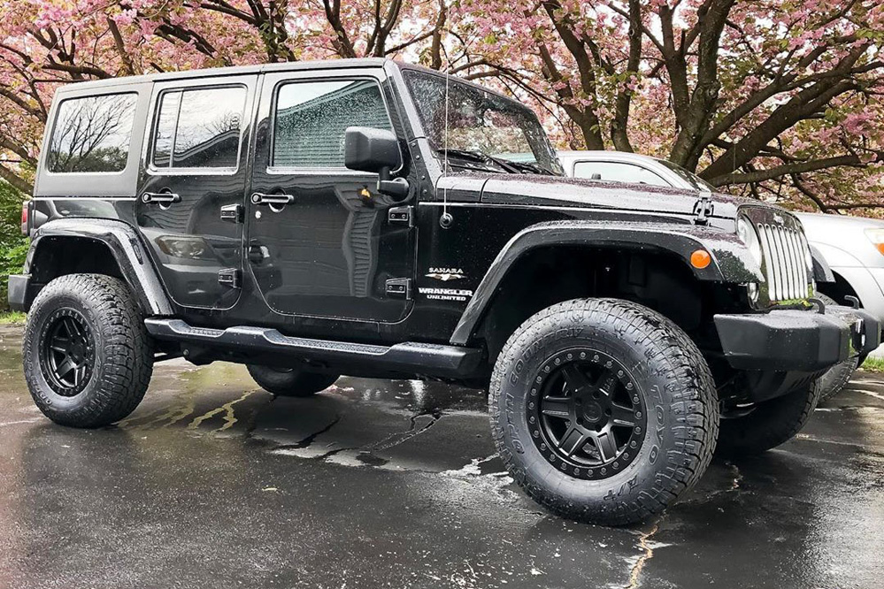  Jeep Wrangler with Black Rhino Attica