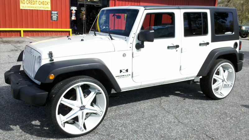 big wheels jeep wrangler
