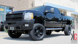 Chevrolet 2500 HD with XD Wheels XD811 ROCKSTAR II