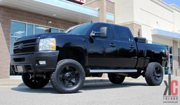 Chevrolet 2500 HD with XD Wheels XD811 ROCKSTAR II