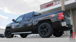 Chevrolet Silverado 1500 with XD Wheels XD811 ROCKSTAR II