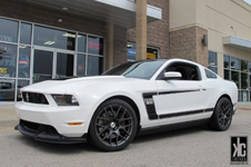 Ford Mustang with TSW Nurburgring