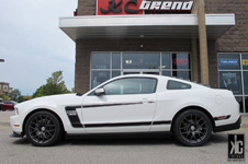 Ford Mustang with TSW Nurburgring