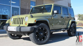 Jeep Wrangler with Fuel 1-Piece Wheels Hostage - D531 