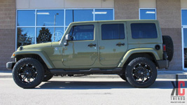 Jeep Wrangler with Fuel 1-Piece Wheels Hostage - D531 