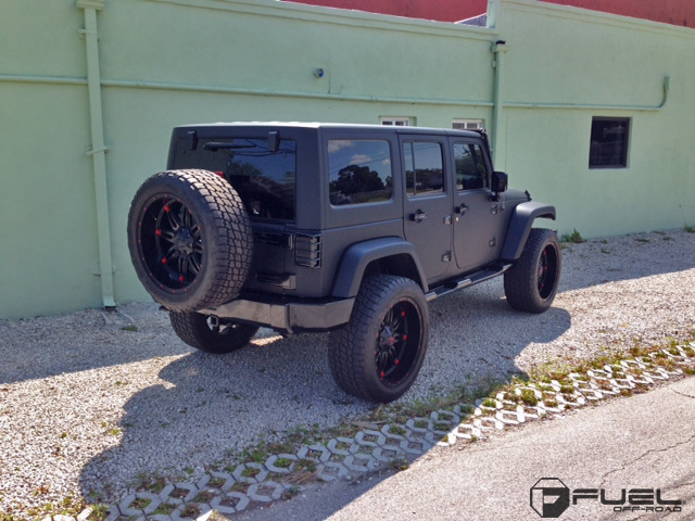 Jeep Wrangler - Super Black Matt wrap