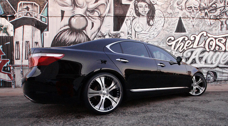  Lexus LS with Nutek Wheels 505