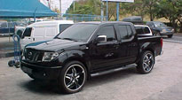 Nissan Frontier with Status Wheels S822 Dynasty