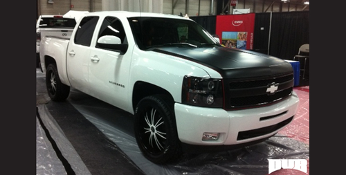 2009 Chevrolet Silverado 1500 with DUB 1-Piece Mamba - S139 