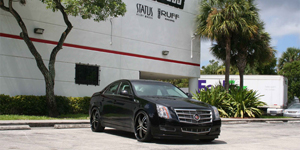 Cadillac CTS with Status Wheels S816 Knight 5