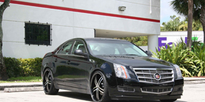 Cadillac CTS with Status Wheels S816 Knight 5