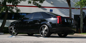 Cadillac CTS with Status Wheels S816 Knight 5