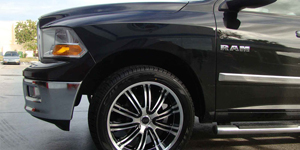 Dodge Ram 1500 with Status Wheels S811 Symbol