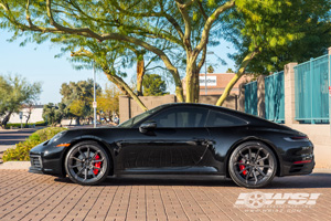 Porsche 911 with Victor Equipment Fox Forged
