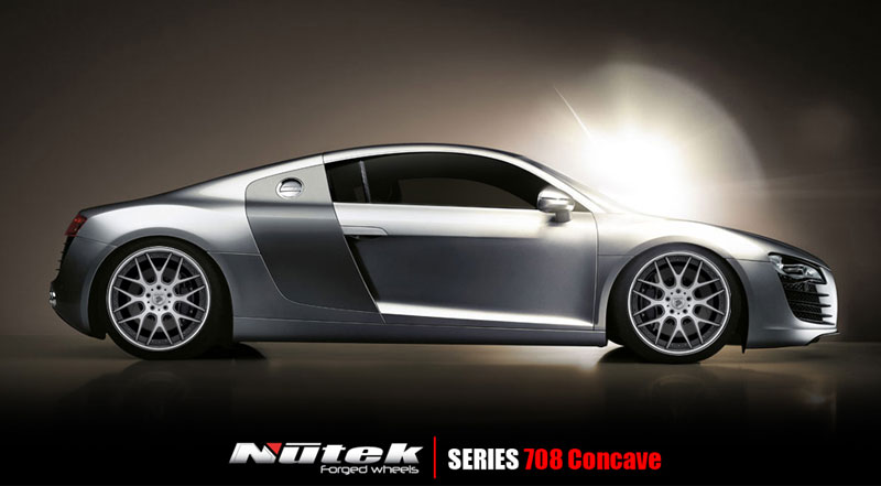  Audi R8 with Nutek Wheels 708