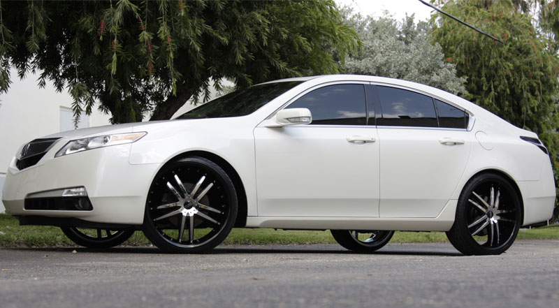  Acura TL with Status Wheels S820 Fang