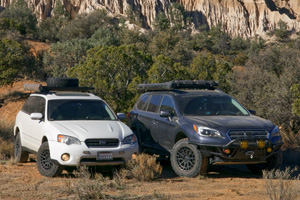  Subaru Outback with Black Rhino Boxer
