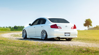 Infiniti G35 with Niche Sport Series Targa - M131