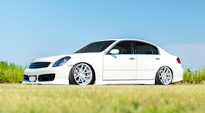 Infiniti G35 with Niche Sport Series Targa - M131