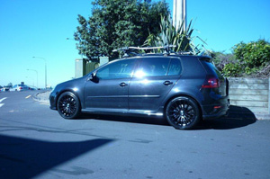 Volkswagen Golf with TSW Mallory 5