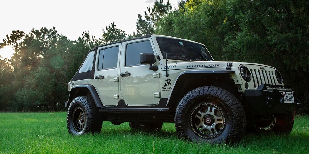  Jeep Wrangler with Asanti Off-Road AB809 Enforcer